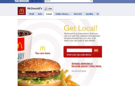 Facebook si McDonald's sunt pe urma voastra!