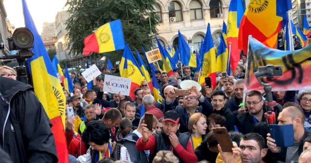 VIDEO LIVE UPDATE Proteste în București împotriva guvernului și a certificatului verde