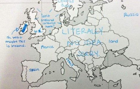  Top   Foto  Americanii si geografia