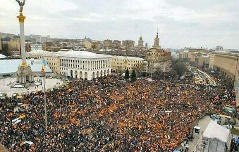 REVOLUTIE la Kiev. Protestatarii anti-guvern au preluat controlul Primariei
