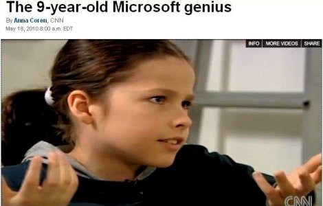  Video  Un pusti de 9 ani, inginer de sistem la Microsoft