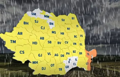  Top  Vremea pentru ziua de joi, 14 octombrie 2021. Ploile se intensifică!