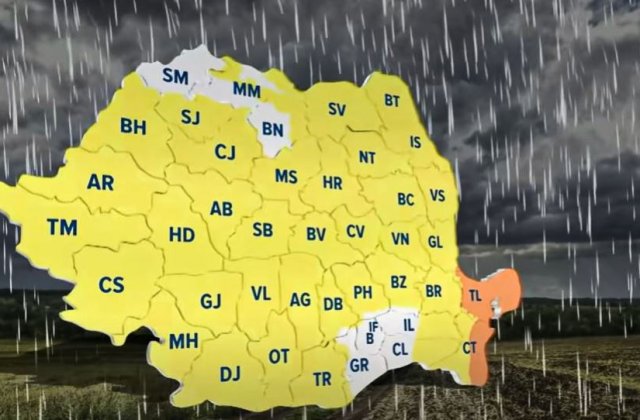 Vremea pentru ziua de joi, 14 octombrie 2021. Ploile se intensifică!