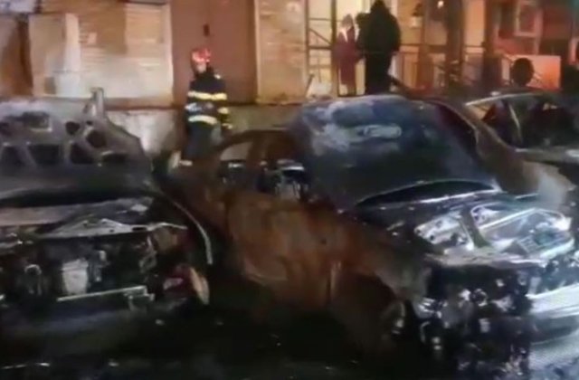 Piroman &icirc;n libertate! Incendiu bizar &icirc;ntr-un cartier din Galați