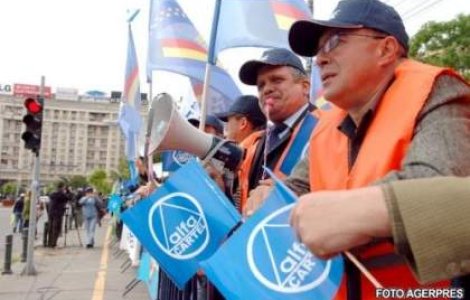 Sindicalistii au decis: "Greva generala pe 31 mai!"