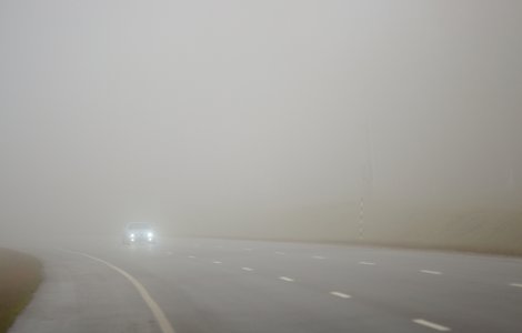 ANM: Cod galben de ceață în localități din 13 județe, miercuri dimineața