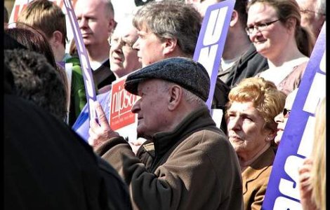 Pensionarii, din nou in strada