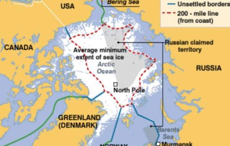 Canada a lansat procedura de revendicare a Polului Nord