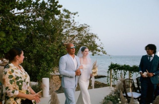 Gest emoționant! Vin Diesel a condus-o la altar pe fiica lui Paul Walker