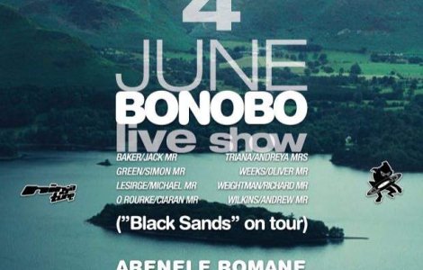  Video  Bonobo, LIVE in Romania!