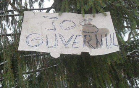 Miting al PMP in Piata Victoriei