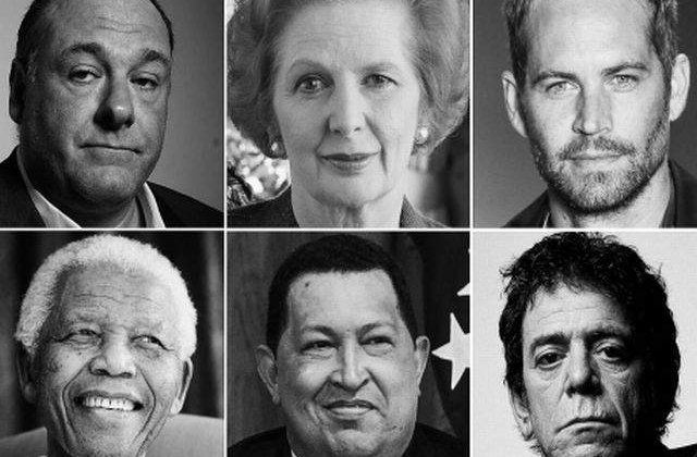 In Memoriam: 10 mari personalitati ale lumii care ne-au parasit in 2013