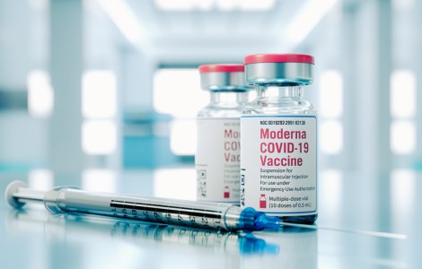 CNCAV: O nouă tranșă de vaccin anti-COVID-19 Moderna sosește vineri în România