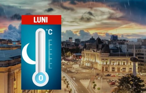  Top  Vremea pentru ziua de luni, 1 noiembrie 2021. Ploi și vânt puternic!