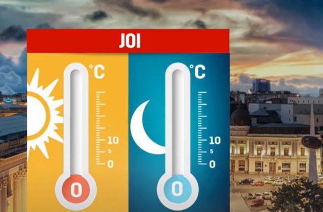 Vremea pentru ziua de joi, 4 noiembrie 2021. Va fi deosebit de cald!  