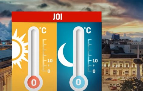  Top  Vremea pentru ziua de joi, 4 noiembrie 2021. Va fi deosebit de cald!
