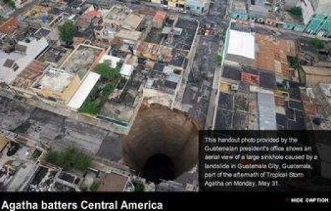 VIDEO: Furtuna Agatha ataca America Centrala