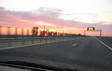 Tamponari in lant pe A1, pe un tronson inaugurat joi