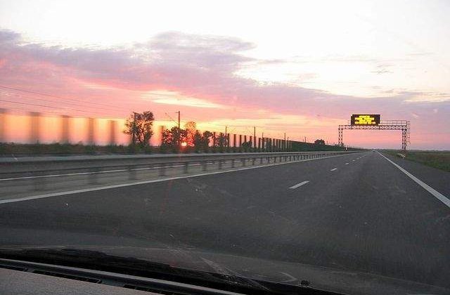 Tamponari in lant pe A1, pe un tronson inaugurat joi