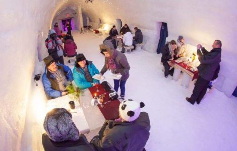 Hotelul de Gheata de la Balea Lac, deschis cu doua zile mai devreme
