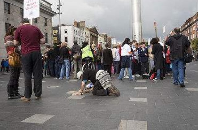 Miting violent la Vaslui