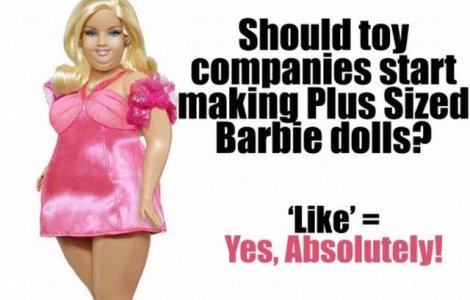 A sosit vremea pentru o Barbie grasa?