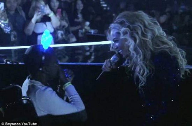 [VIDEO] Beyonce a indeplinit visul unei fetite bolnave de cancer