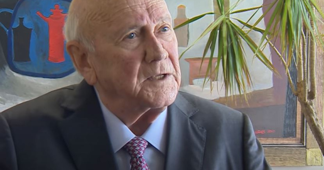 F.W. de Klerk, ultimul președinte al Africii de Sud în perioada apartheid, a murit. El l-a eliberat pe Nelson Mandela