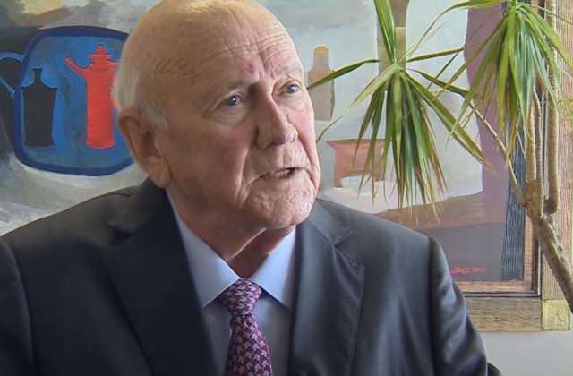 F.W. de Klerk, ultimul președinte al Africii de Sud în perioada apartheid, a murit. El l-a eliberat pe Nelson Mandela 