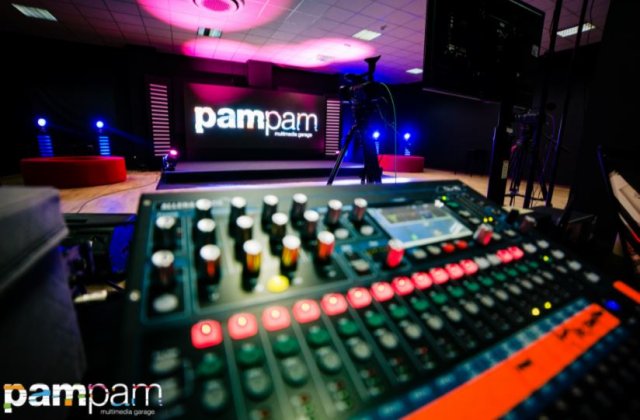 Pampam multimedia garage – o investiție de 160.000 € dedicată evenimentelor online