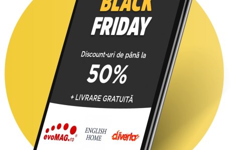 Black Friday la Glovo: Sute de produse vor avea reduceri de până la 50% în aplicație în perioada 12 - 28 noiembrie, în 7 orașe din țară