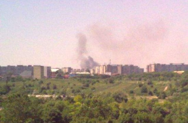 Un alt incendiu in Capitala