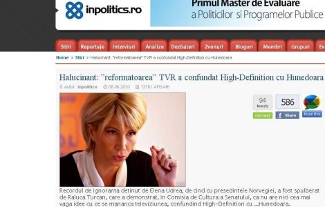 Raluca Turcan da in judecata site-ul Inpolitics