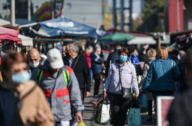 Incidența COVID în București a scăzut până la 5.03 cazuri la mia de locuitori