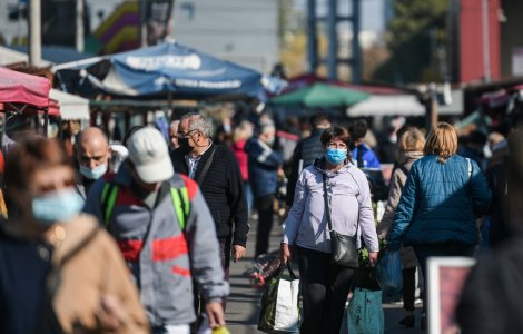 Incidența COVID în București a scăzut până la 5.03 cazuri la mia de locuitori