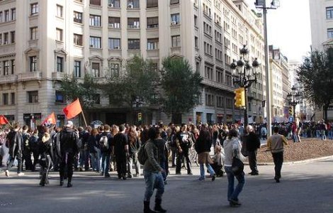 Spania: Greva pentru "taierea" a 5% din salariile bugetarilor