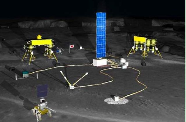 2015-2020: Robotii japonezi vor construi o baza pe Luna
