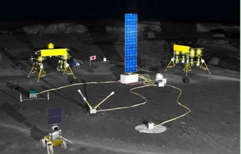 2015-2020: Robotii japonezi vor construi o baza pe Luna