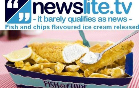 A fost lansata inghetata cu aroma de peste si cartofi prajiti
