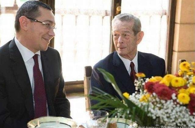 Dinescu: Cred ca Regele Mihai a refuzat sa se intalneasca cu Ponta