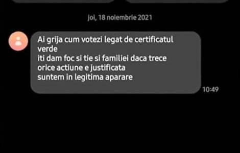 Mesaje de amenințare pentru parlamentari: ”Ai grijă cum votezi legat de...”