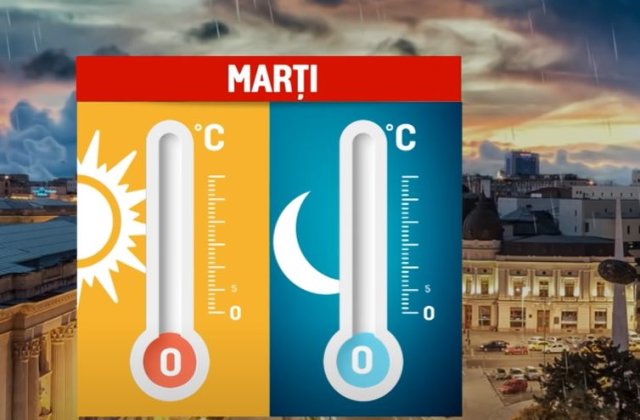 Prognoza meteo pentru ziua de marți, 23 noiembrie. Vremea se strică radical  