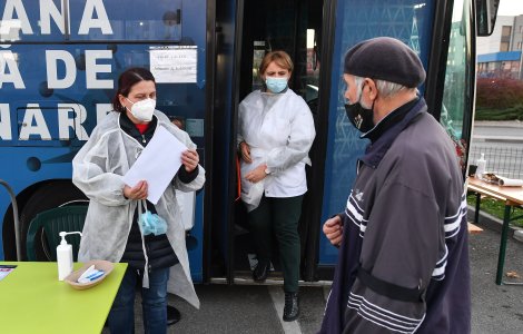 Bilanț COVID-19, 22 noiembrie 2021. S-au înregistrat 1.550 de cazuri noi și au murit 125 persoane