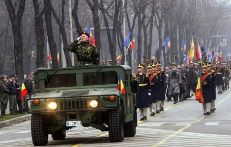 Parada militară de Ziua Națională a României, desfășurată în format restrâns