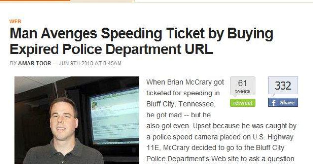 Un sofer s-a razbunat pe politisti lasandu-i fara site