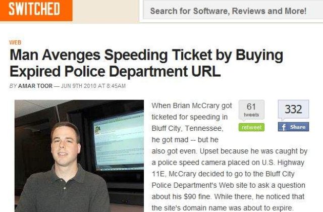 Un sofer s-a razbunat pe politisti lasandu-i fara site