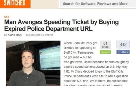 Un sofer s-a razbunat pe politisti lasandu-i fara site