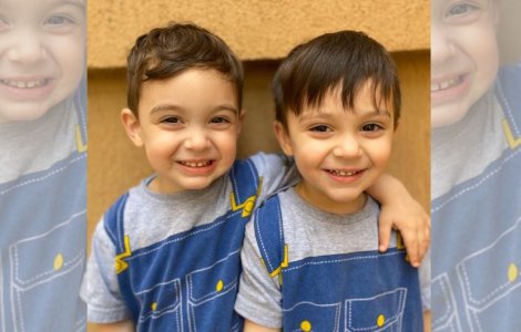 Gemenii Luan și Alban, cele mai tinere victime aflate în autocarul morții din Bulgaria. Lângă ei au sfârșit și cei doi părinți