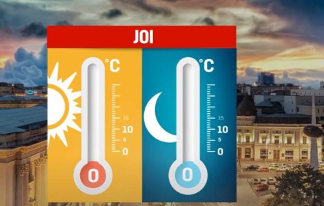  Top  Prognoza meteo pentru ziua de joi, 25 noiembrie. Așteptăm vreme mohorâtă
