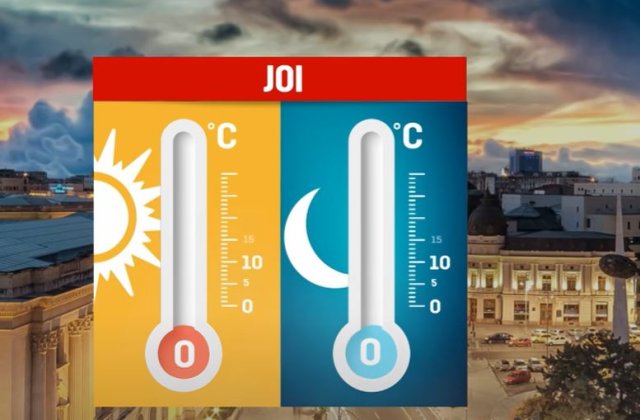 Prognoza meteo pentru ziua de joi, 25 noiembrie. Așteptăm vreme mohor&acirc;tă  
